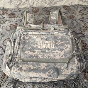 National Guard Camo Backpack / Laptop Bag - Tactical Backpack NEW